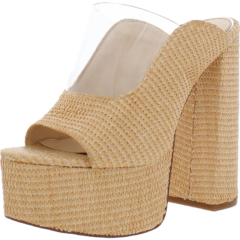 Women's satin - lined stiletto heel pumps for extra comfortAnnalyn Womens Slide On Open toe Block Heels Women's satin - lined stiletto heel pumps for extra comfortAnnalyn Womens Slide On Open toe Block Heels