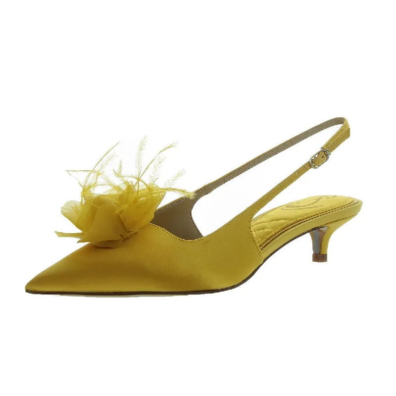 Women's red - carpet stiletto heel pumps for a glamorous eventFAYE Womens Slingback Laceless Kitten Heels Women's red - carpet stiletto heel pumps for a glamorous eventFAYE Womens Slingback Laceless Kitten Heels