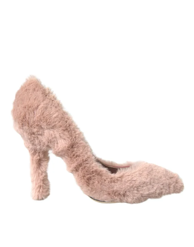 Women's adjustable - strap stiletto heel pumps for a customizable fitDolce & Gabbana Faux Fur Heels Pumps Women's Shoes Women's adjustable - strap stiletto heel pumps for a customizable fitDolce & Gabbana Faux Fur Heels Pumps Women's Shoes