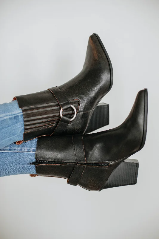 women's booties for knee supportReckless Attitude Boots - Espresso