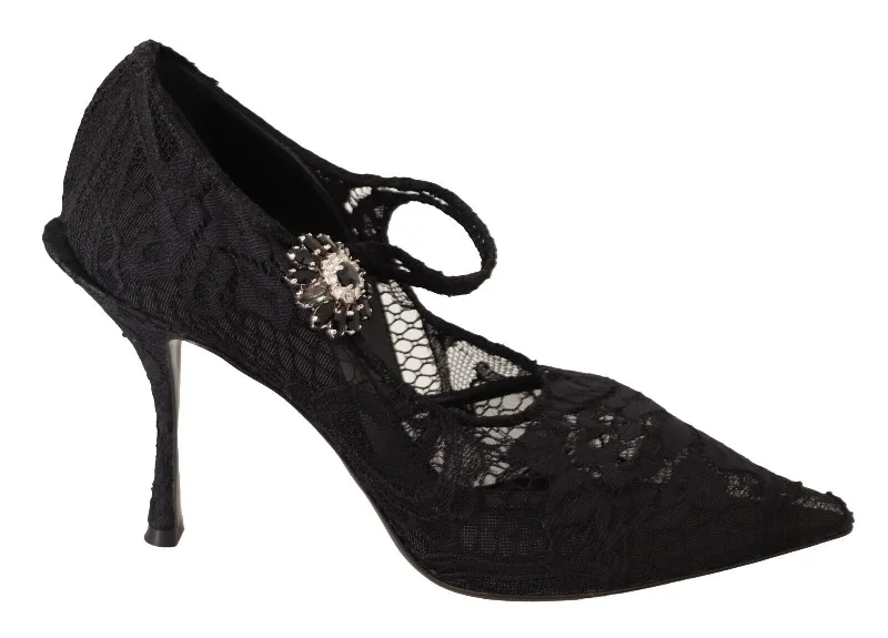 Women's red - carpet stiletto heel pumps for a glamorous eventDolce & Gabbana Elegant Lace Stiletto Women's Pumps Women's red - carpet stiletto heel pumps for a glamorous eventDolce & Gabbana Elegant Lace Stiletto Women's Pumps