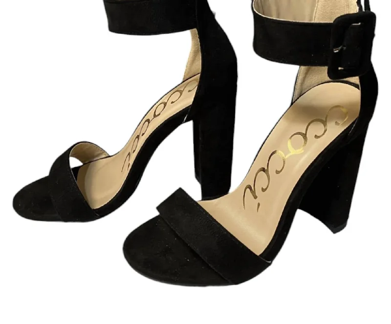 Women's mustard yellow stiletto heel pumps for a trendy pop of colorThe Perfect Heels In Black