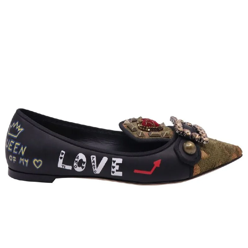 Women's wide - width stiletto heel pumps for a comfortable fitDolce & Gabbana  Leather Di Calfskin Women's Pump