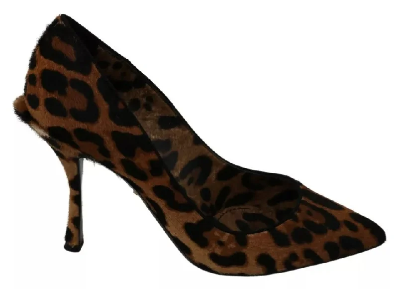 Women's mustard yellow stiletto heel pumps for a trendy pop of colorDolce & Gabbana Leopard Pony Hair Heels Pumps Women's Shoes Women's mustard yellow stiletto heel pumps for a trendy pop of colorDolce & Gabbana Leopard Pony Hair Heels Pumps Women's Shoes