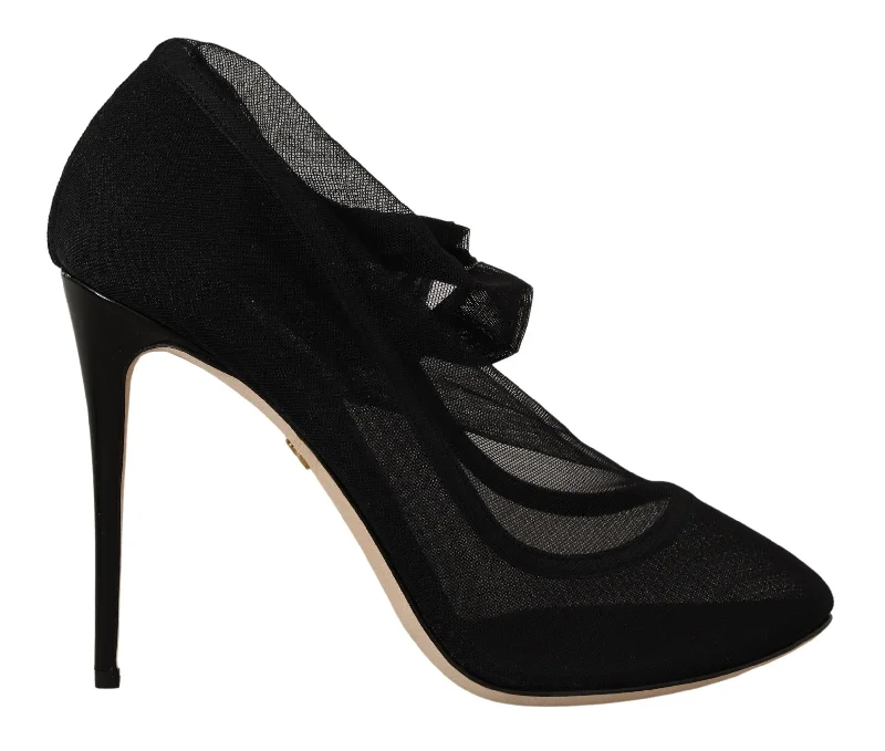 Women's non - slip stiletto heel pumps for safety on slippery floorsDolce & Gabbana Elegant Stretch Sock Boot Women's Pumps Women's non - slip stiletto heel pumps for safety on slippery floorsDolce & Gabbana Elegant Stretch Sock Boot Women's Pumps