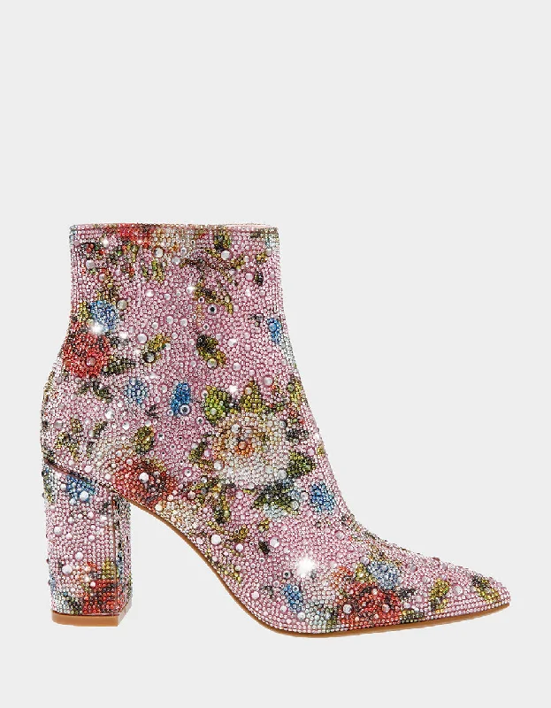 women's booties for wide calvesCADYF FLORAL MULTI | RE:LUV