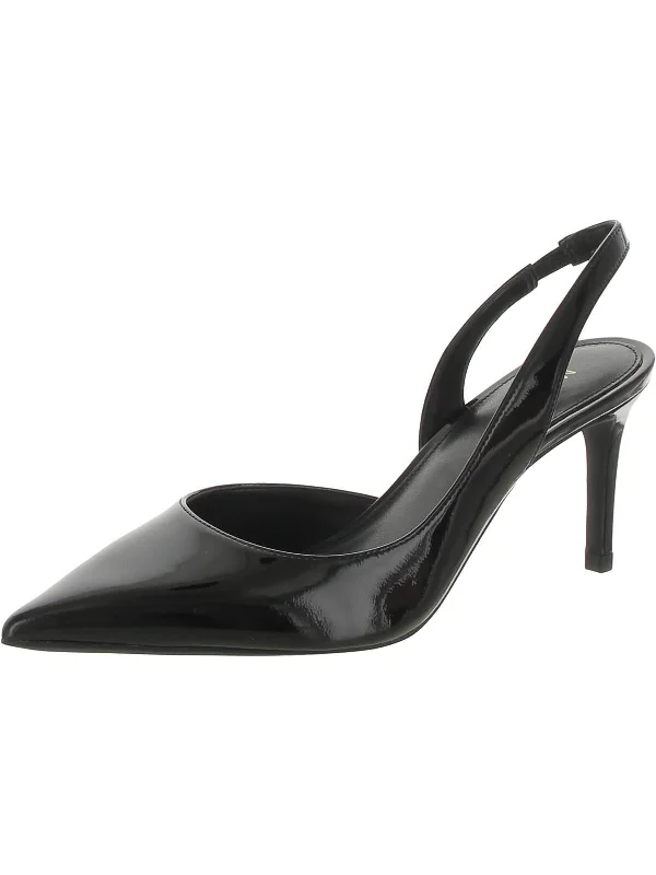 Women's tassel - adorned stiletto heel pumps for a bohemian touchAlina Flex Sling Womens Padded Insole Patent Leather Slingback Heels Women's tassel - adorned stiletto heel pumps for a bohemian touchAlina Flex Sling Womens Padded Insole Patent Leather Slingback Heels