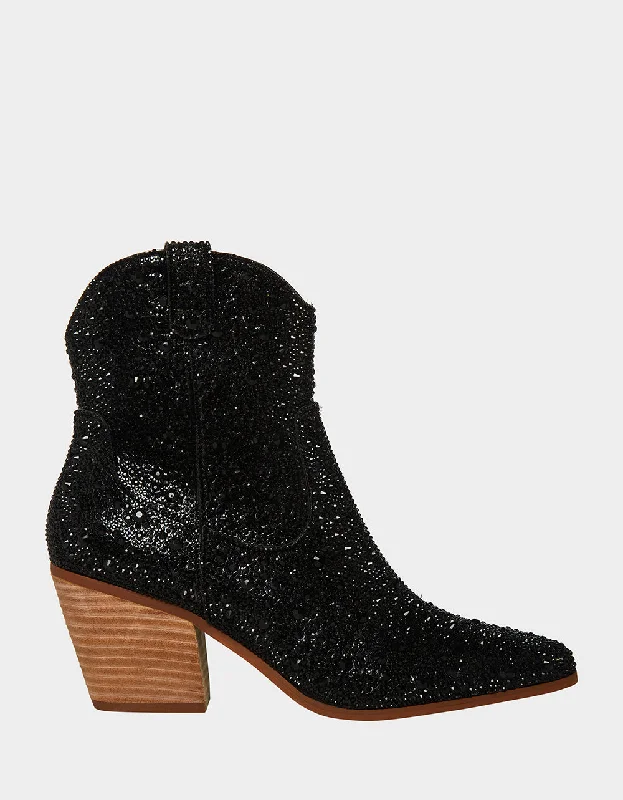 women's ankle bootiesDIVA BLACK | RE:LUV