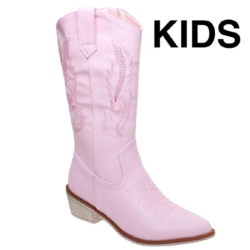 women's booties with velvetWILDER-15/49878 GIRL/KIDS Pink