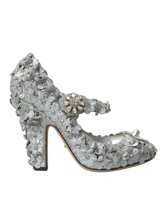 Women's patent leather stiletto heel pumps with a high - shine finishDolce & Gabbana Floral Crystal Mary Jane Pumps Women's Shoes Women's patent leather stiletto heel pumps with a high - shine finishDolce & Gabbana Floral Crystal Mary Jane Pumps Women's Shoes