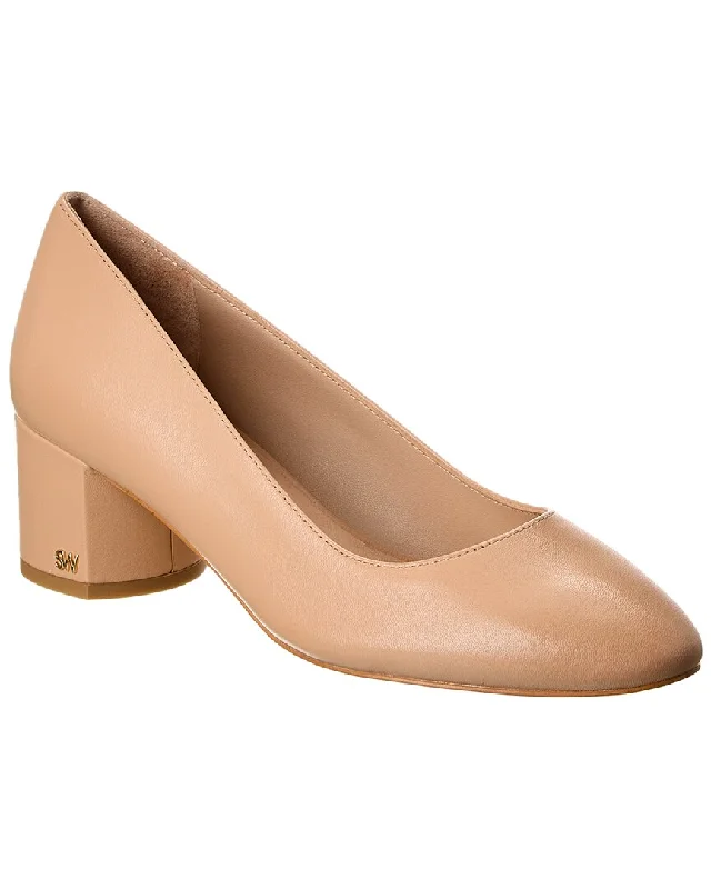 Women's business meeting stiletto heel pumps with a professional lookStuart Weitzman Bridget 50 Block Leather Pump Women's business meeting stiletto heel pumps with a professional lookStuart Weitzman Bridget 50 Block Leather Pump