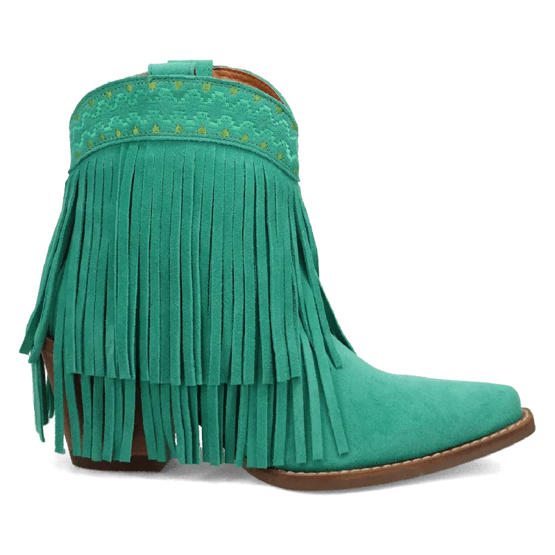 women's booties with elastic sidesTAPADERO SUEDE BOOTIE