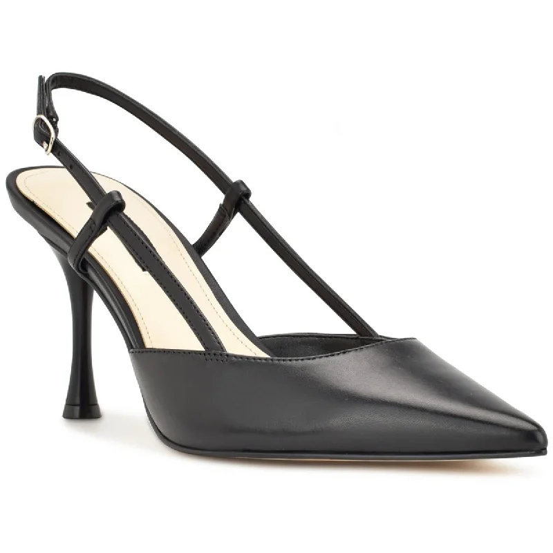 Women's evening gala stiletto heel pumps in a long - lasting colorWomens Leather Slingback Heels Women's evening gala stiletto heel pumps in a long - lasting colorWomens Leather Slingback Heels