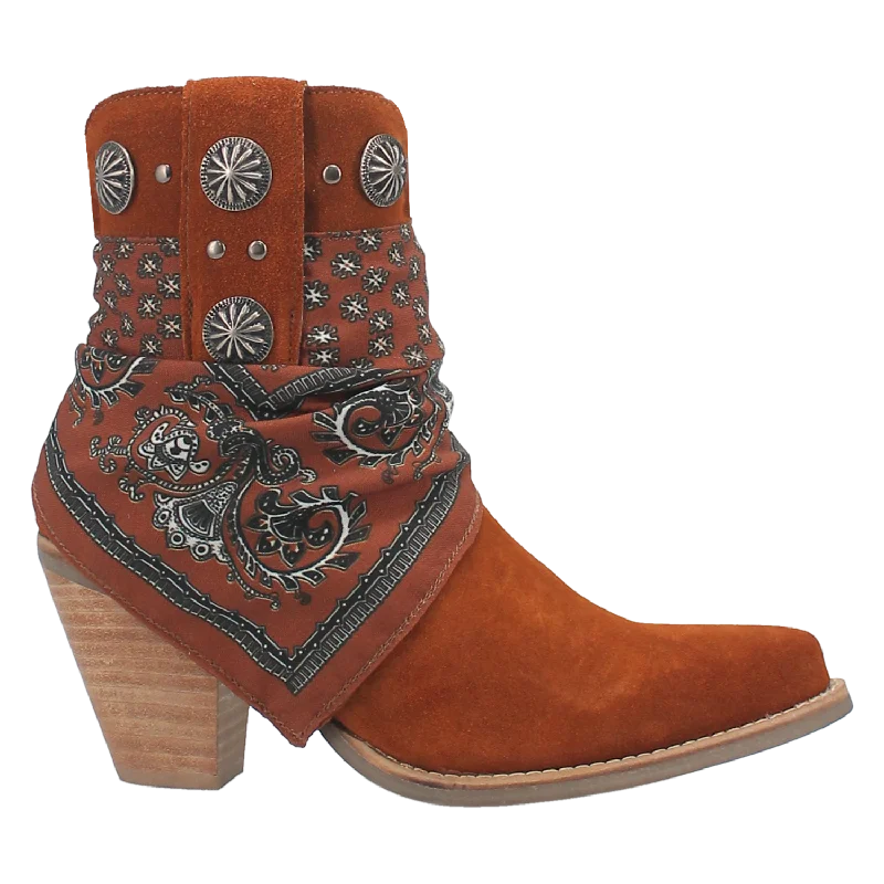 women's booties with combat styleBANDIDA LEATHER BOOT