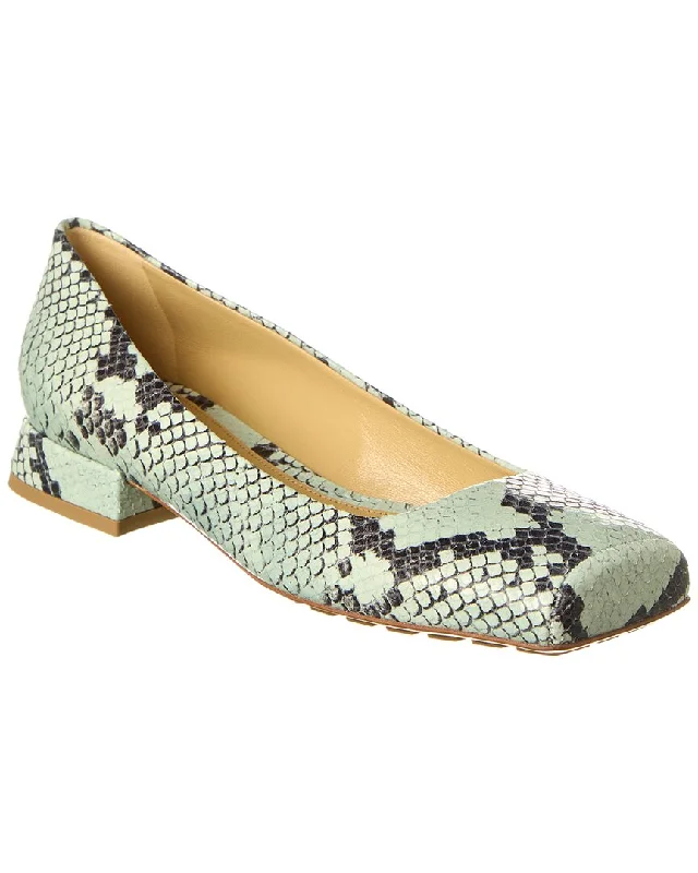 Women's party stiletto heel pumps with a glittery finishBottega Veneta Snake-Embossed Leather Pump Women's party stiletto heel pumps with a glittery finishBottega Veneta Snake-Embossed Leather Pump