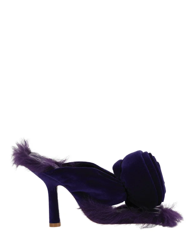 Women's faux suede stiletto heel pumps for a budget - friendly optionStep Rose Velvet Heeled Sandals Women's faux suede stiletto heel pumps for a budget - friendly optionStep Rose Velvet Heeled Sandals