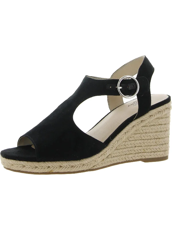 Women's breathable stiletto heel pumps for warm weatherTersa Womens Faux Suede Ankle Strap Wedge Heels Women's breathable stiletto heel pumps for warm weatherTersa Womens Faux Suede Ankle Strap Wedge Heels