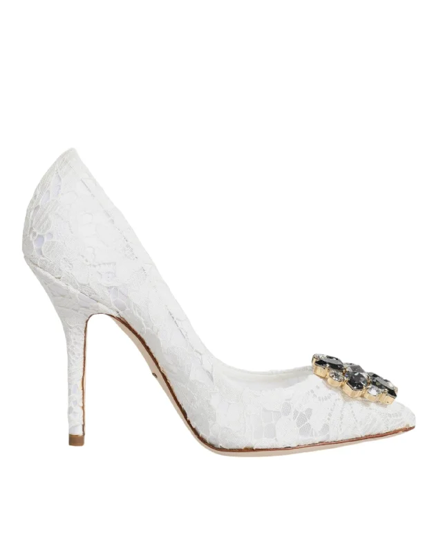 Women's strappy open - toe stiletto heel pumps with rhinestonesDolce & Gabbana Taormina Lace Crystal Heels Pumps Women's Shoes (Pre-Owned) Women's strappy open - toe stiletto heel pumps with rhinestonesDolce & Gabbana Taormina Lace Crystal Heels Pumps Women's Shoes (Pre-Owned)