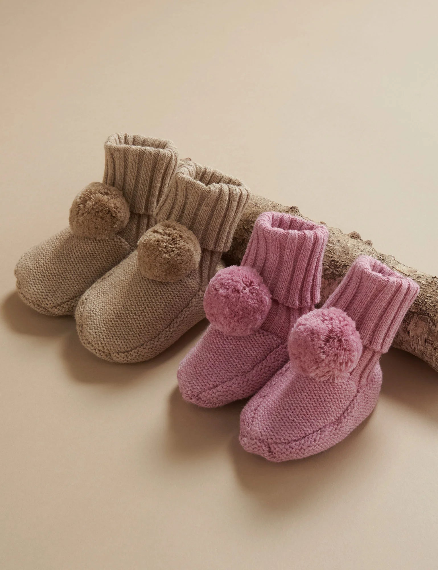 women's booties for rainy daysPurebaby Pom Pom Booties