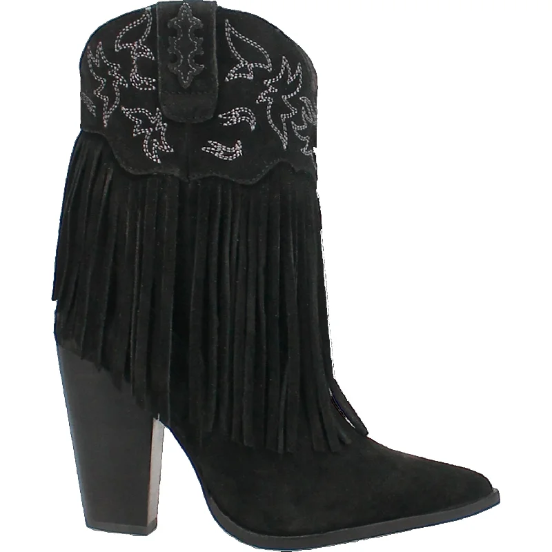 women's booties with block heelCRAZY TRAIN LEATHER BOOT