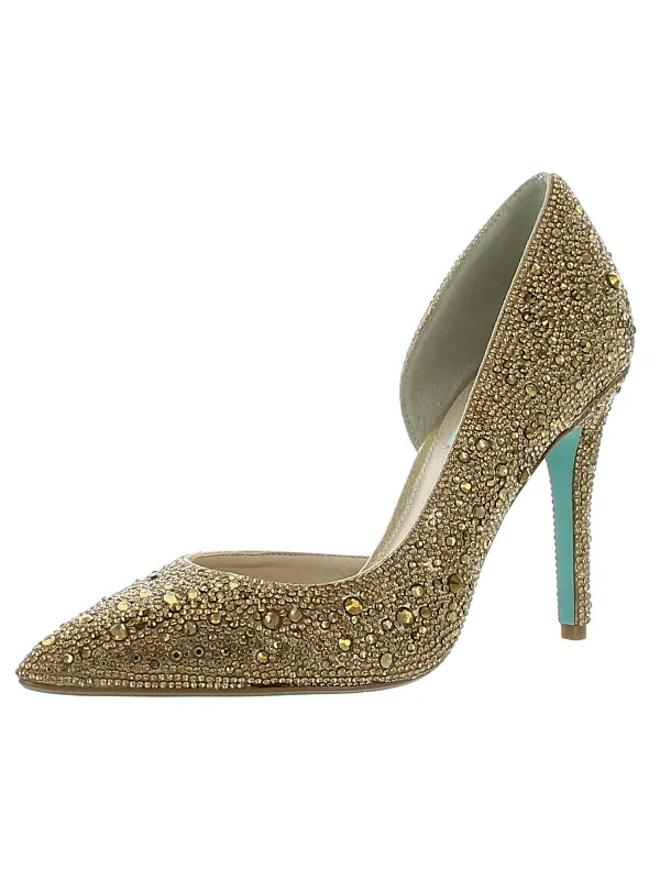 Women's mustard yellow stiletto heel pumps for a trendy pop of colorHazil Womens Rhinestone Embellished D'Orsay Heels Women's mustard yellow stiletto heel pumps for a trendy pop of colorHazil Womens Rhinestone Embellished D'Orsay Heels