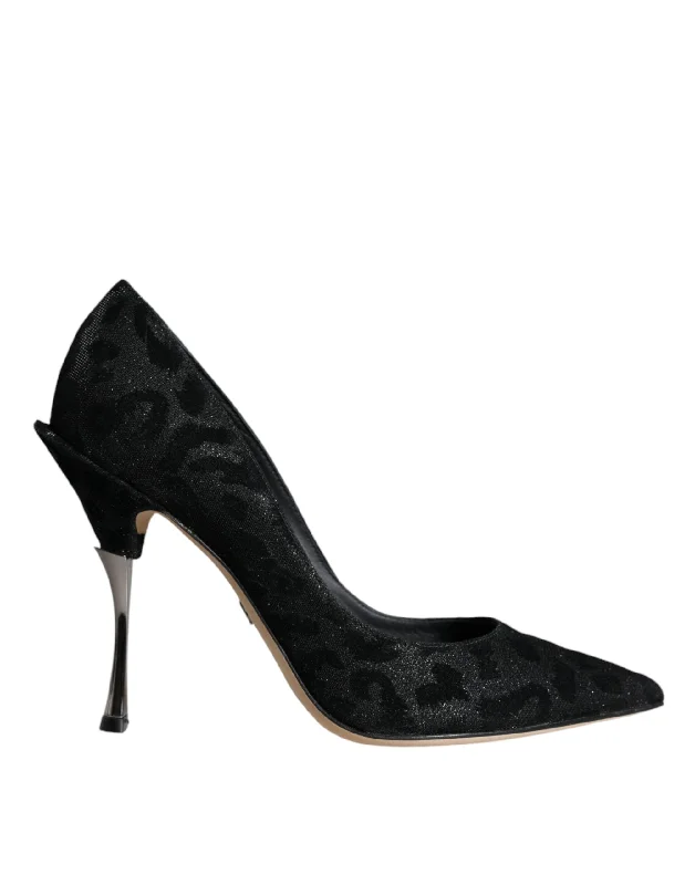 Women's stretchy stiletto heel pumps for easy on and offDolce & Gabbana Leopard Lurex High Heels Pumps Women's Shoes Women's stretchy stiletto heel pumps for easy on and offDolce & Gabbana Leopard Lurex High Heels Pumps Women's Shoes