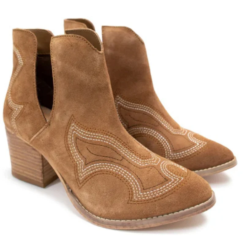 women's waterproof bootiesOnline Exclusive | Journee Ankle Boots in Tan