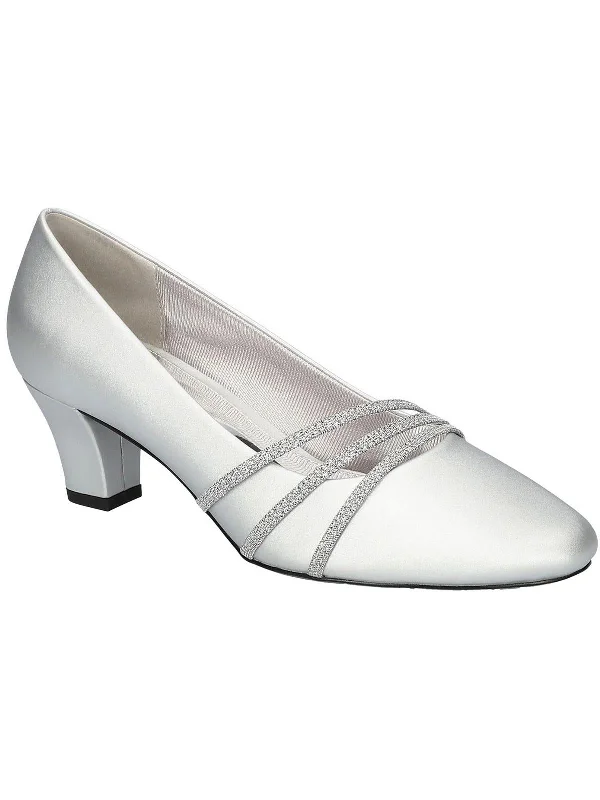 Women's water - resistant stiletto heel pumps for unexpected situationsCristiny Womens Satin Glitter Pumps Women's water - resistant stiletto heel pumps for unexpected situationsCristiny Womens Satin Glitter Pumps