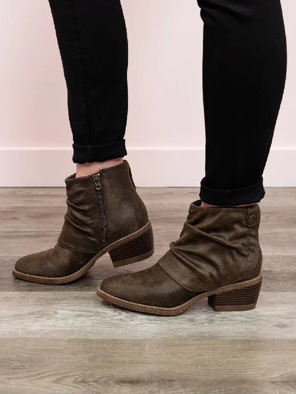 women's ankle bootiesBlowfish | RILEY Booties | Dark Brown