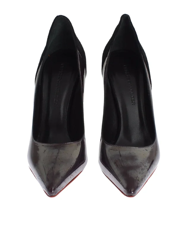 Women's faux suede stiletto heel pumps for a budget - friendly optionCédric Charlier Chic Metallic Leather Women's Pumps Women's faux suede stiletto heel pumps for a budget - friendly optionCédric Charlier Chic Metallic Leather Women's Pumps