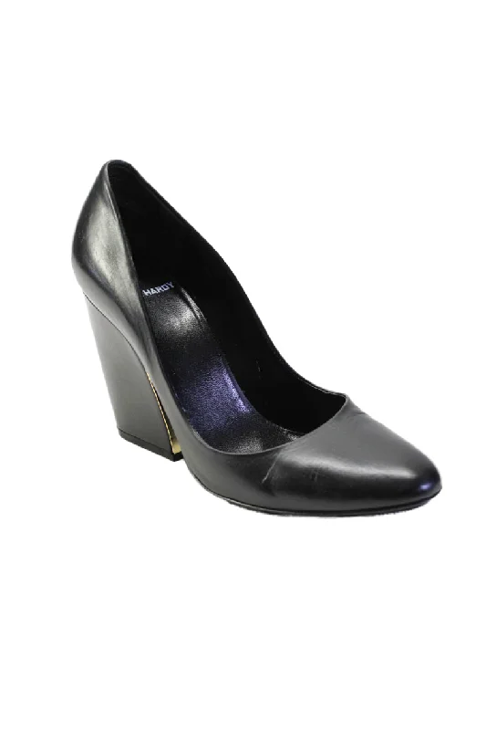 Women's stretchy stiletto heel pumps for easy on and offPierre Hardy Womens Black Leather Block High Heels Pumps Shoes Women's stretchy stiletto heel pumps for easy on and offPierre Hardy Womens Black Leather Block High Heels Pumps Shoes