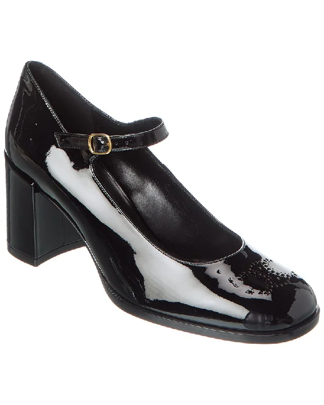 Women's metallic leather stiletto heel pumps with a reflective surfaceCELINE Triomphe Patent Pump Women's metallic leather stiletto heel pumps with a reflective surfaceCELINE Triomphe Patent Pump
