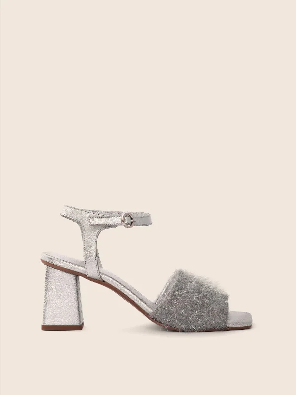 Women's red - carpet stiletto heel pumps for a glamorous eventToro Silver Heel