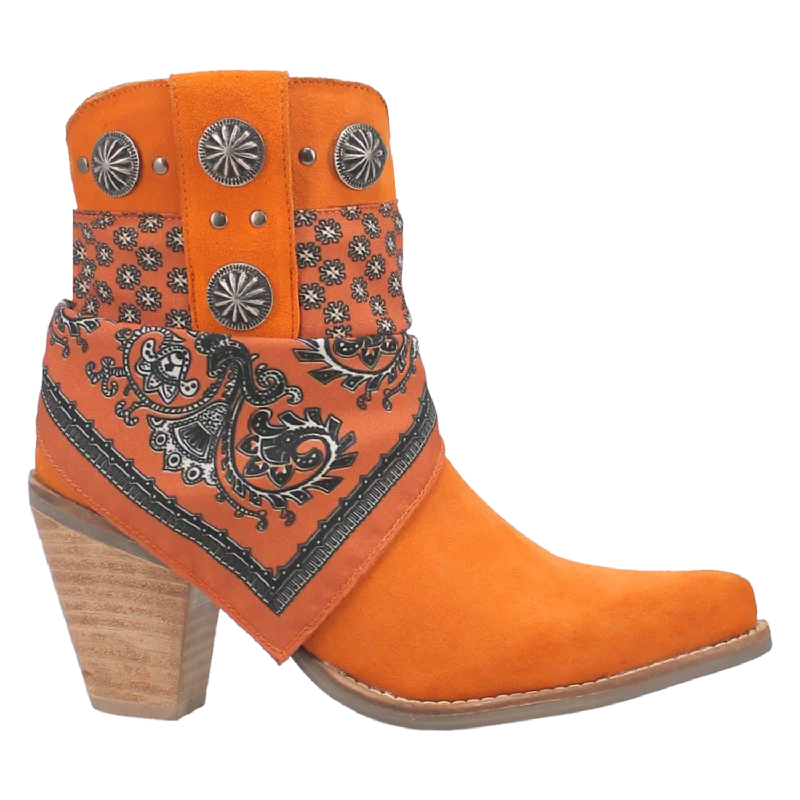 women's booties with quilted patternBANDIDA LEATHER BOOT