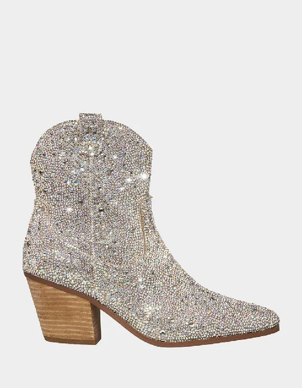 women's booties for rainy daysDIVA RHINESTONES | RE:LUV