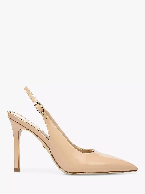 Women's pointed - toe slingback stiletto heel pumps in a peep - toe designWomen's Hazel Sling Pump In Soft Beige Women's pointed - toe slingback stiletto heel pumps in a peep - toe designWomen's Hazel Sling Pump In Soft Beige