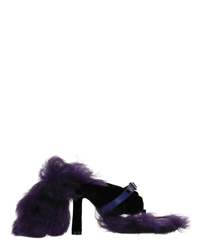 Women's satin - lined stiletto heel pumps for extra comfortStep Post Heel Sandals