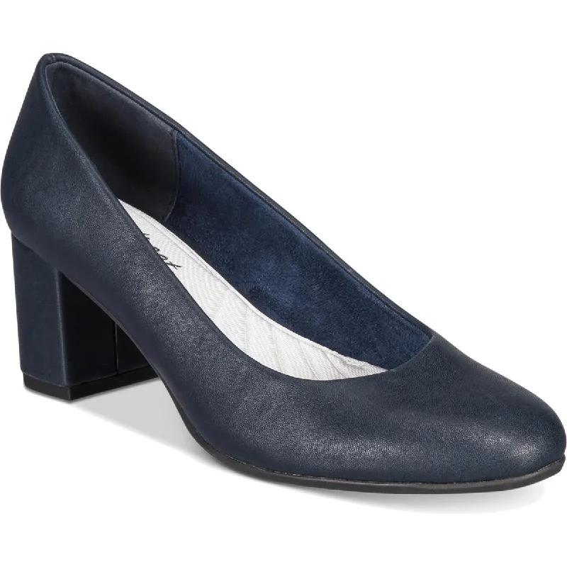 Women's wide - width stiletto heel pumps for a comfortable fitProper Womens Faux Leather Slip On Pumps Women's wide - width stiletto heel pumps for a comfortable fitProper Womens Faux Leather Slip On Pumps