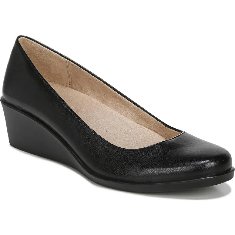 Women's stretchy stiletto heel pumps for easy on and offLauren Womens Patent Slip On Wedge Heels Women's stretchy stiletto heel pumps for easy on and offLauren Womens Patent Slip On Wedge Heels