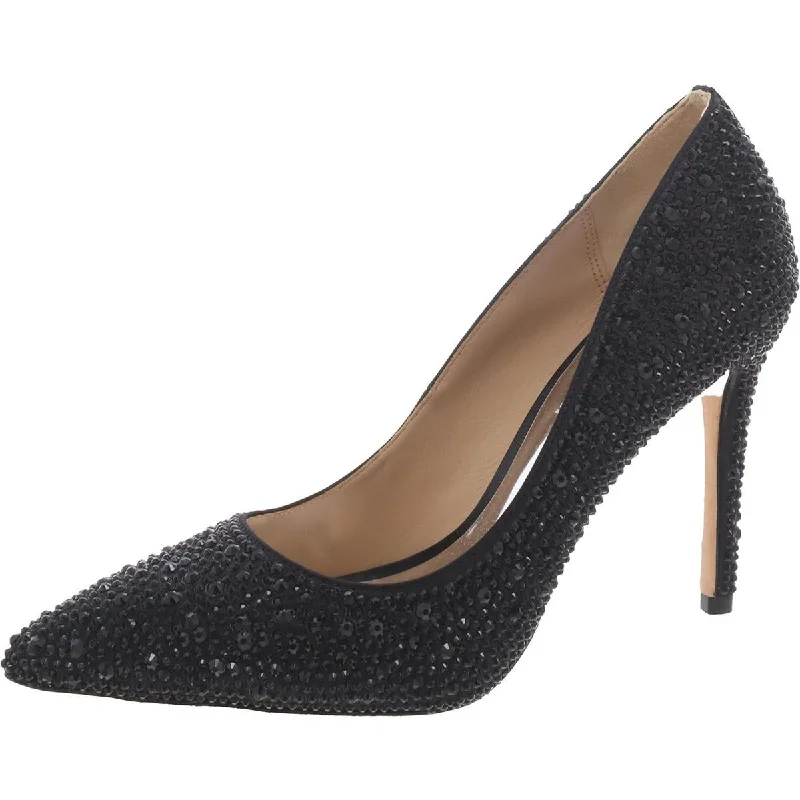 Women's patent leather stiletto heel pumps with a high - shine finishBethany Womens Rhinestone Pointed Toe Pumps Women's patent leather stiletto heel pumps with a high - shine finishBethany Womens Rhinestone Pointed Toe Pumps