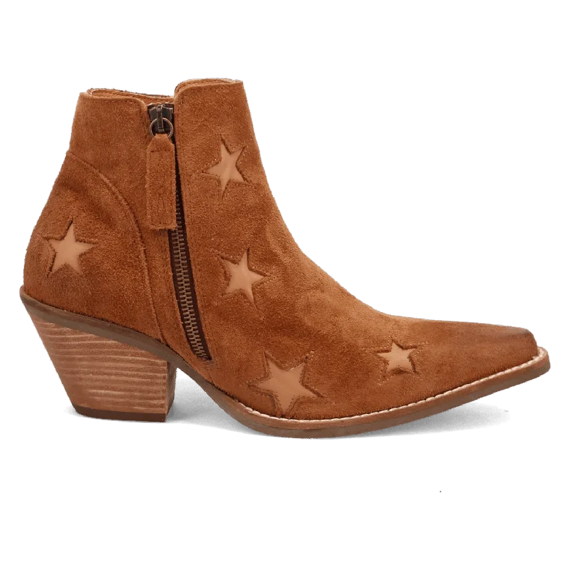 women's booties for wide calvesLITTLE STAR LEATHER BOOTIE