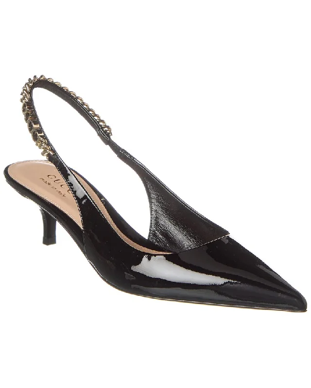 Women's cork - sole stiletto heel pumps for a natural touchGucci Signoria Patent Slingback Pump Women's cork - sole stiletto heel pumps for a natural touchGucci Signoria Patent Slingback Pump