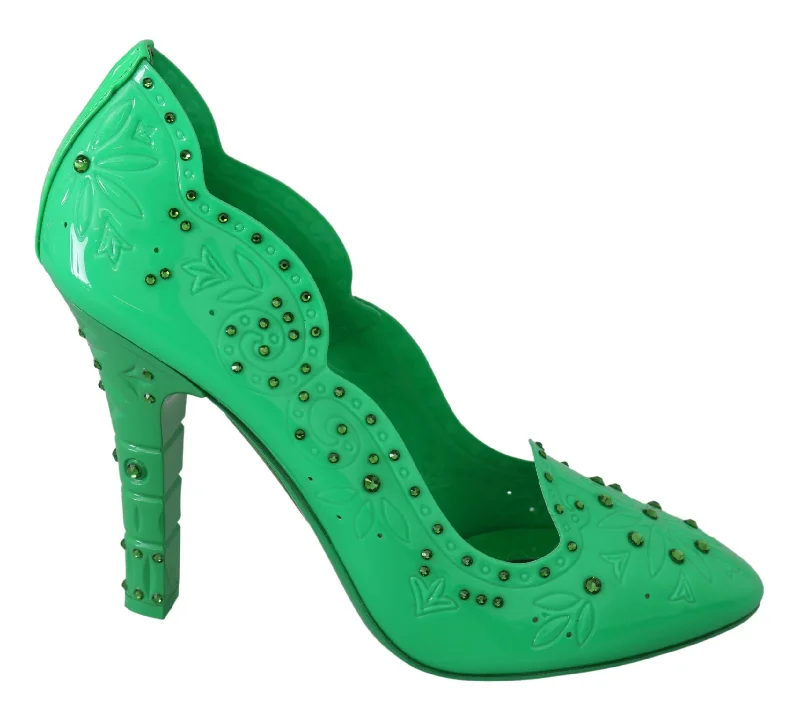 Women's holiday party stiletto heel pumps with a festive touchDolce & Gabbana Enchanting Crystal Cinderella Women's Pumps Women's holiday party stiletto heel pumps with a festive touchDolce & Gabbana Enchanting Crystal Cinderella Women's Pumps