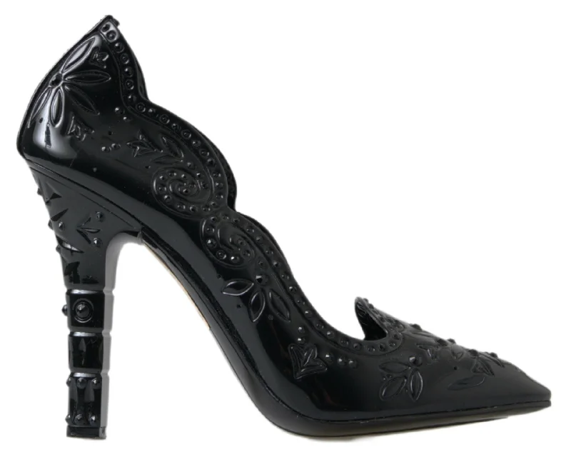 Women's platform stiletto heel pumps with a chunky soleDolce & Gabbana Elegant Crystal Cinderella Women's Pumps Women's platform stiletto heel pumps with a chunky soleDolce & Gabbana Elegant Crystal Cinderella Women's Pumps
