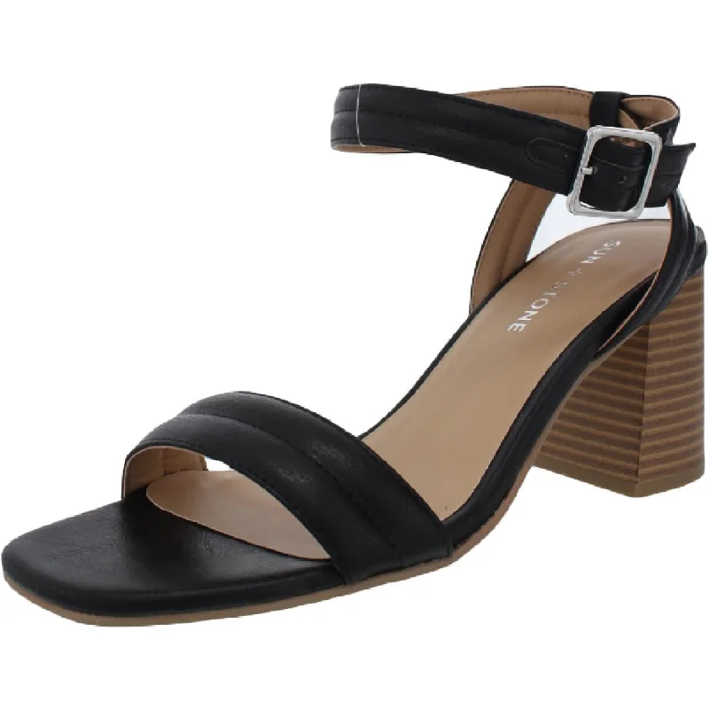 Women's forest green stiletto heel pumps for a nature - inspired lookSeffie Womens Faux Leather Ankle Strap Block Heels Women's forest green stiletto heel pumps for a nature - inspired lookSeffie Womens Faux Leather Ankle Strap Block Heels