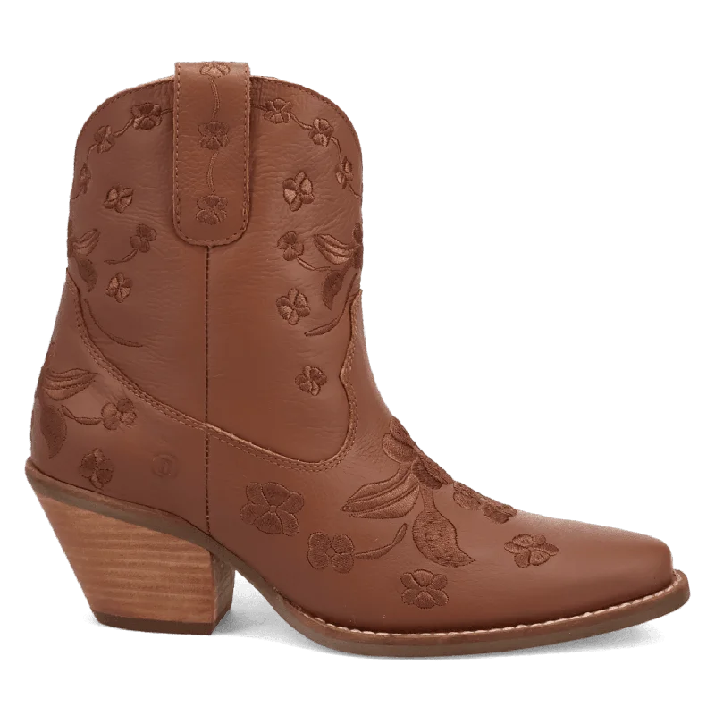 women's booties for casual wearSWEETHEART LEATHER BOOTIE