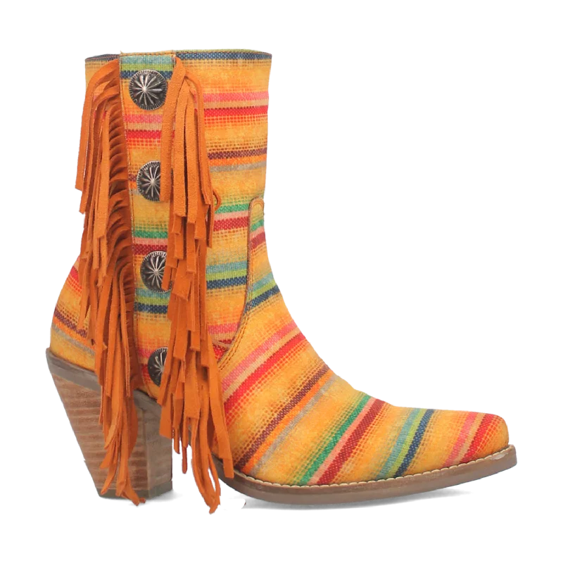 women's booties with western vibeCHILI PEPPER LEATHER BOOTIE