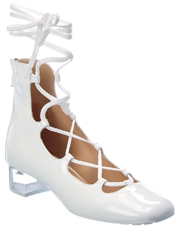 Women's ruffled stiletto heel pumps for a romantic styleDior Diorarty Patent Pump