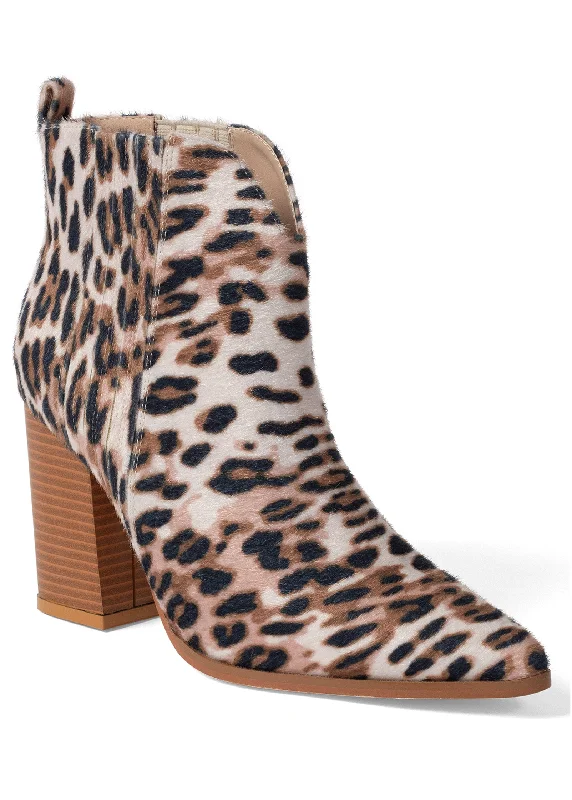 women's booties with ankle strapWestern Booties - Brown Multi