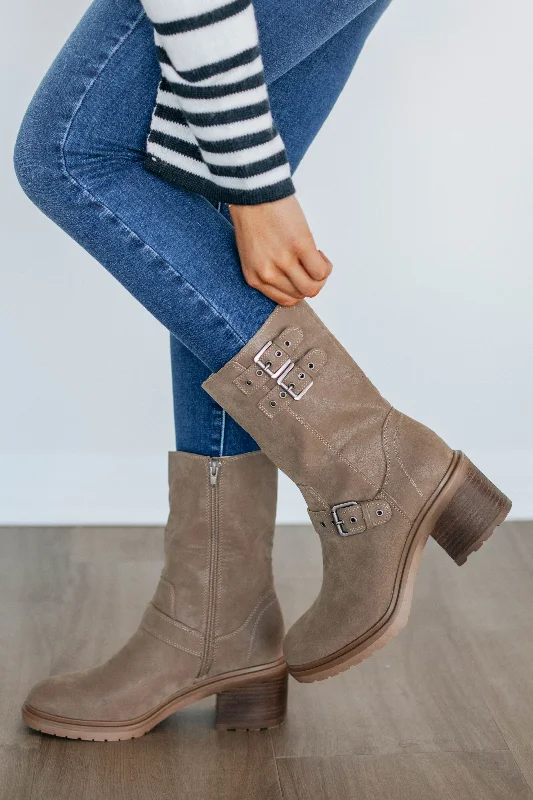 women's winter bootiesCool On Command Boots - Dark Taupe